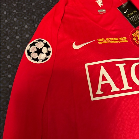 Cr7 cristiano ronaldo manchester united soccer jersey long sleeve brand new nike - Picture 2 of 9